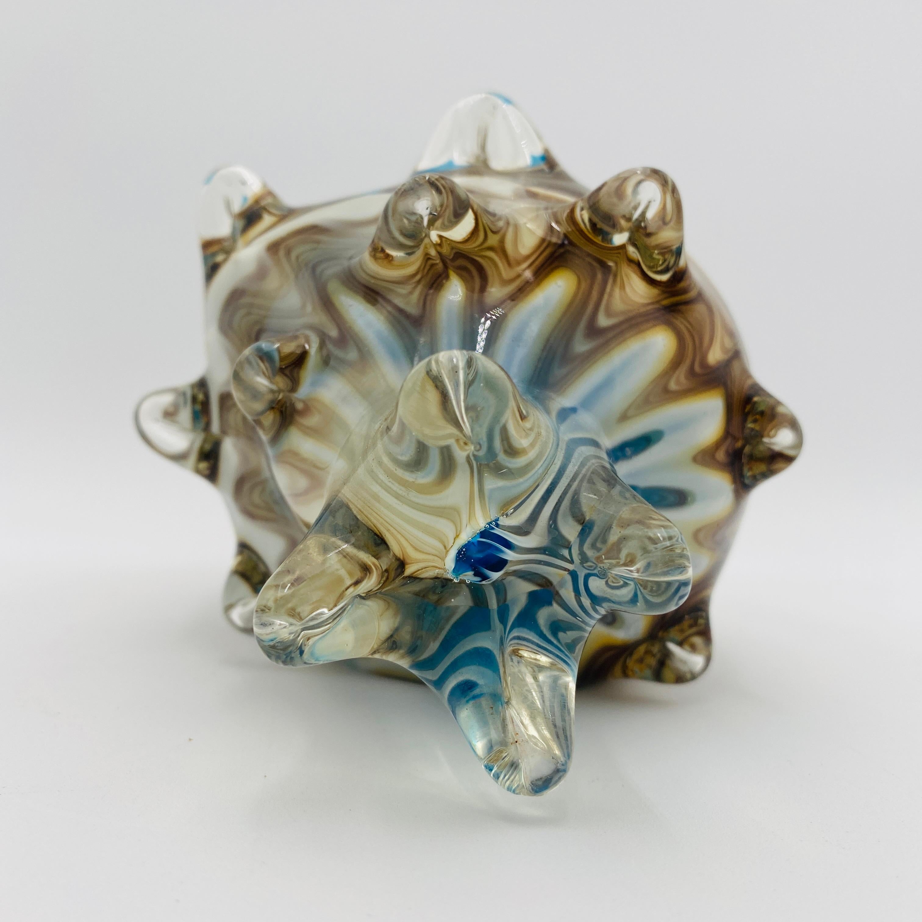 Italienische Murano Glas Muschelschale im Angebot 3
