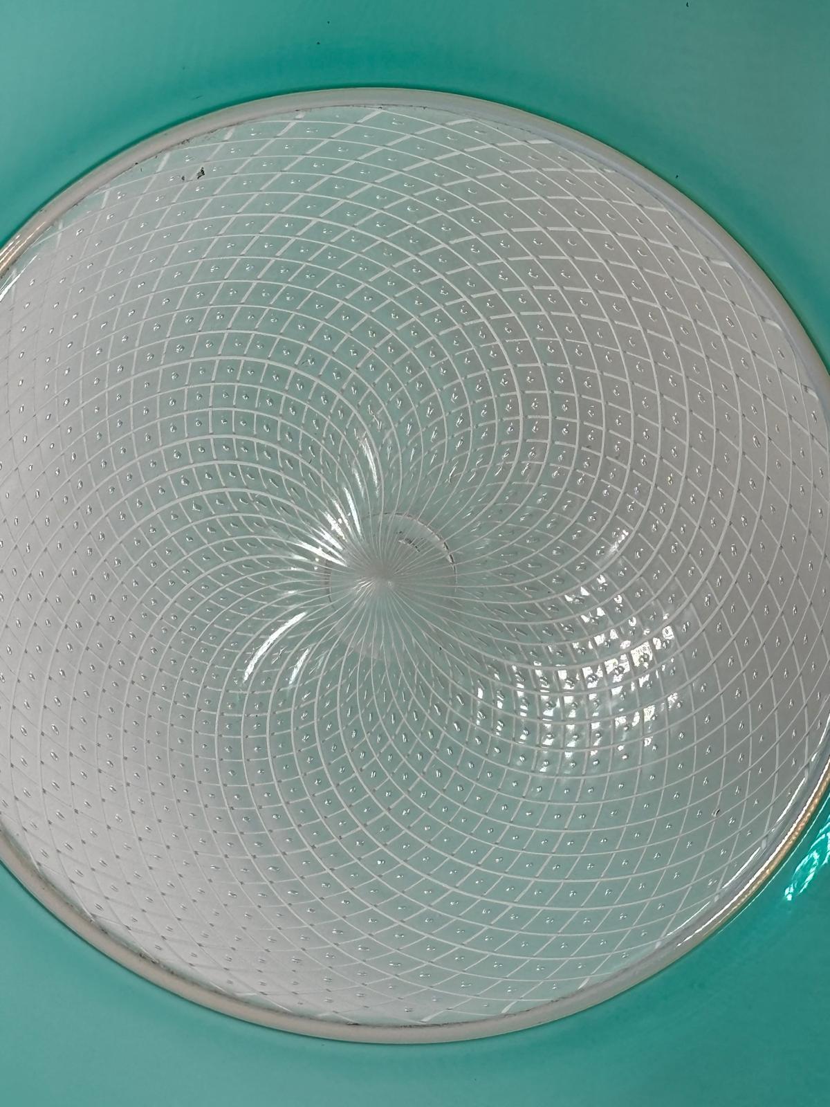 Moderne Plat italien en verre de Murano par Yoichi Ohira pour De Majo en vente