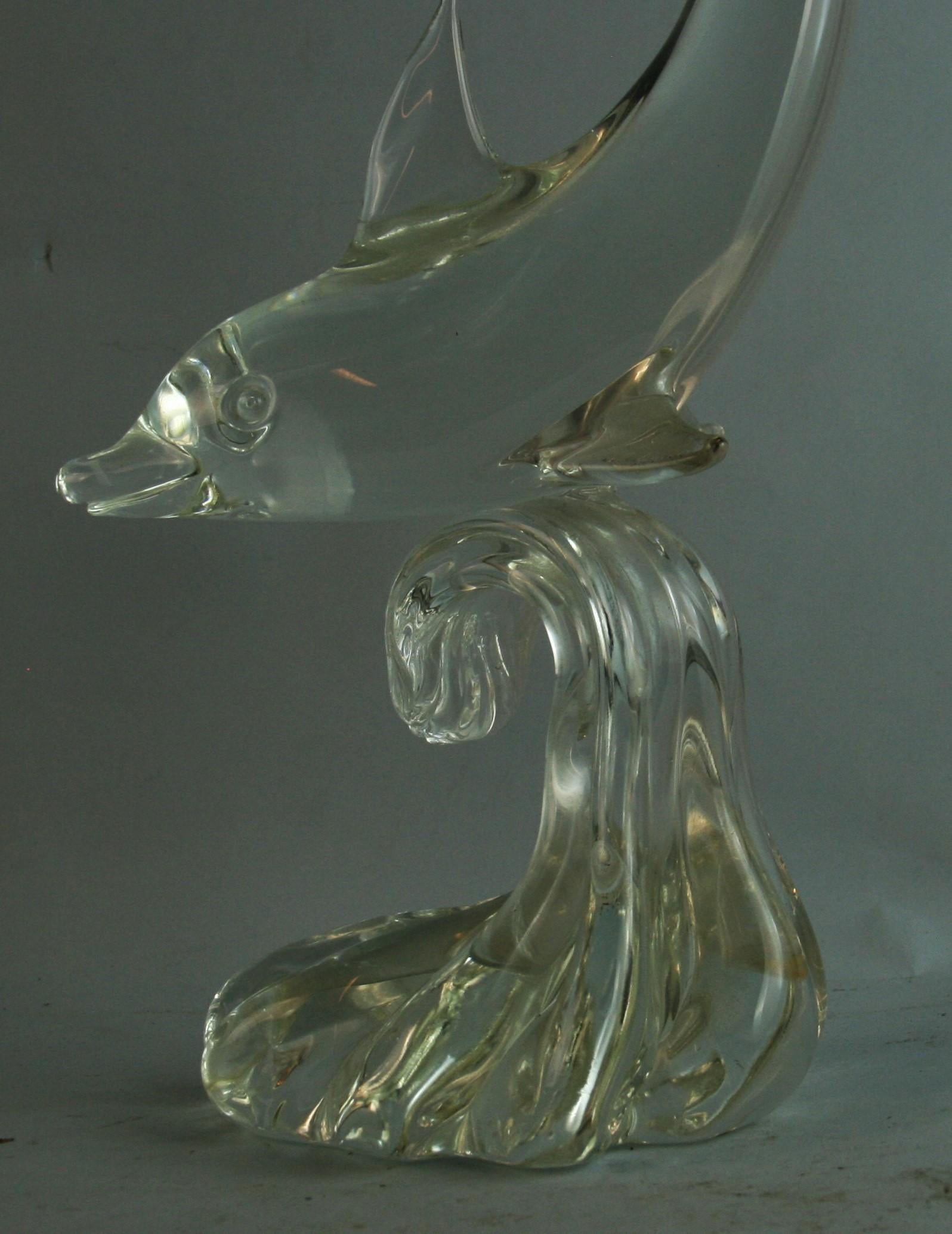 Italian Murano Glass Dolphin For Sale 7