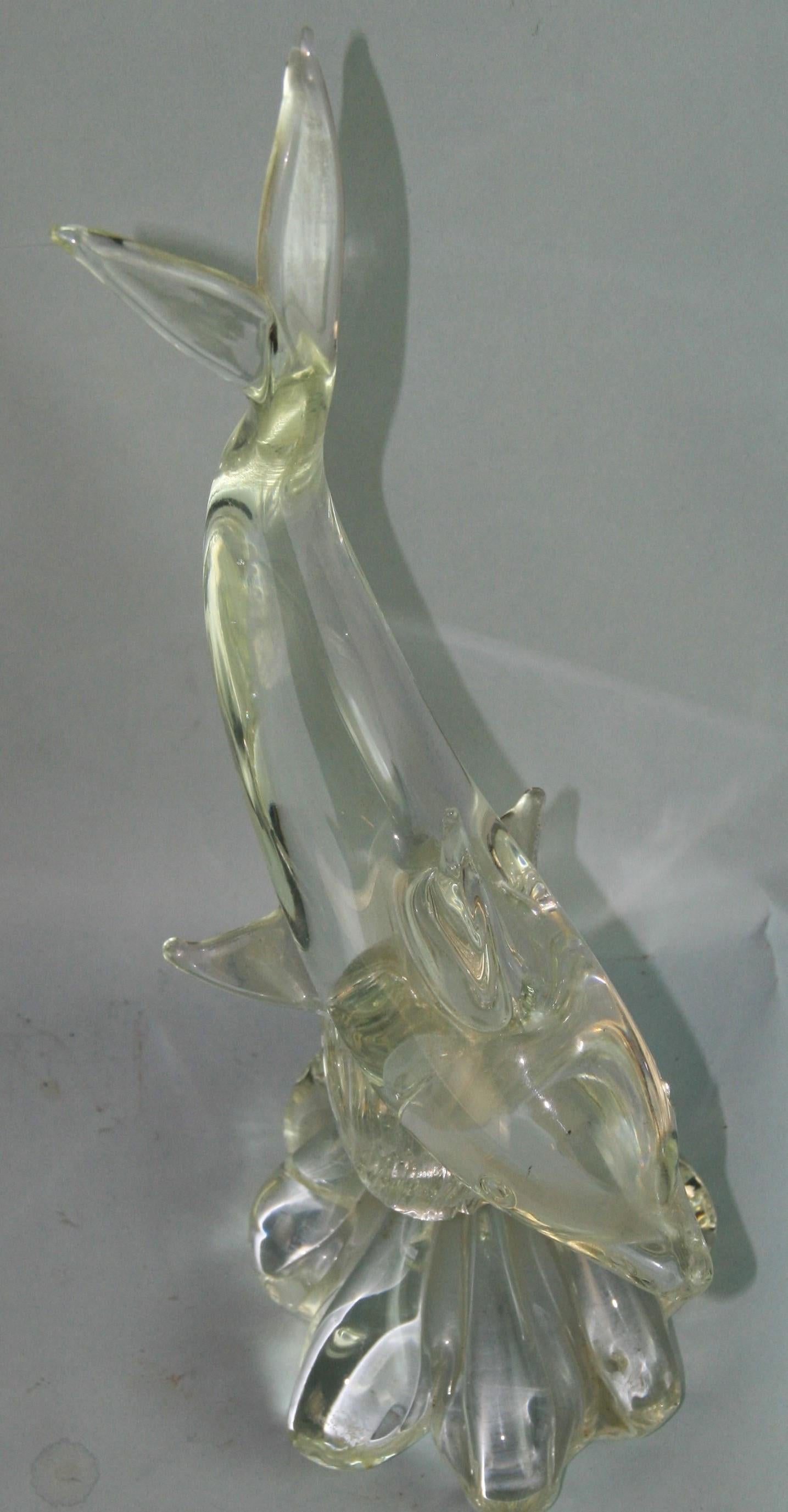 Italian Murano Glass Dolphin For Sale 9
