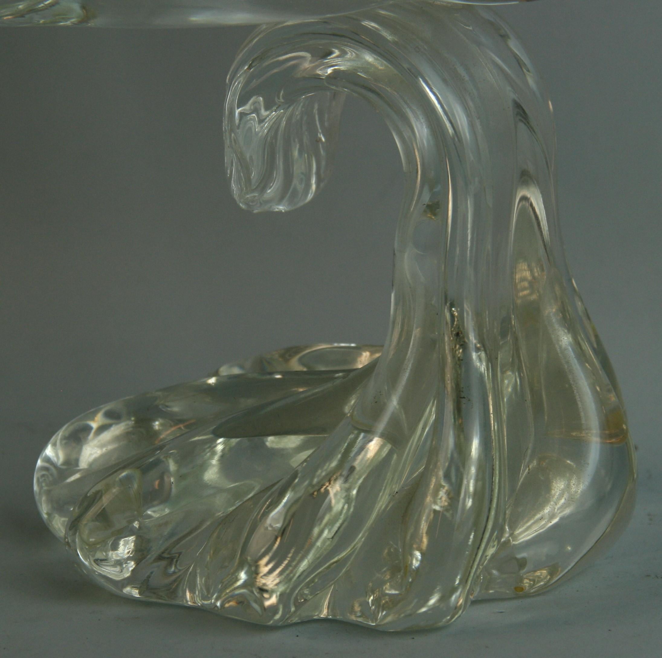 Art Glass Italian Murano Glass Dolphin For Sale