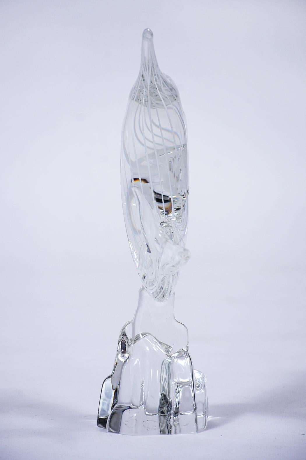 Late 20th Century Italian Murano Glass Dolphin