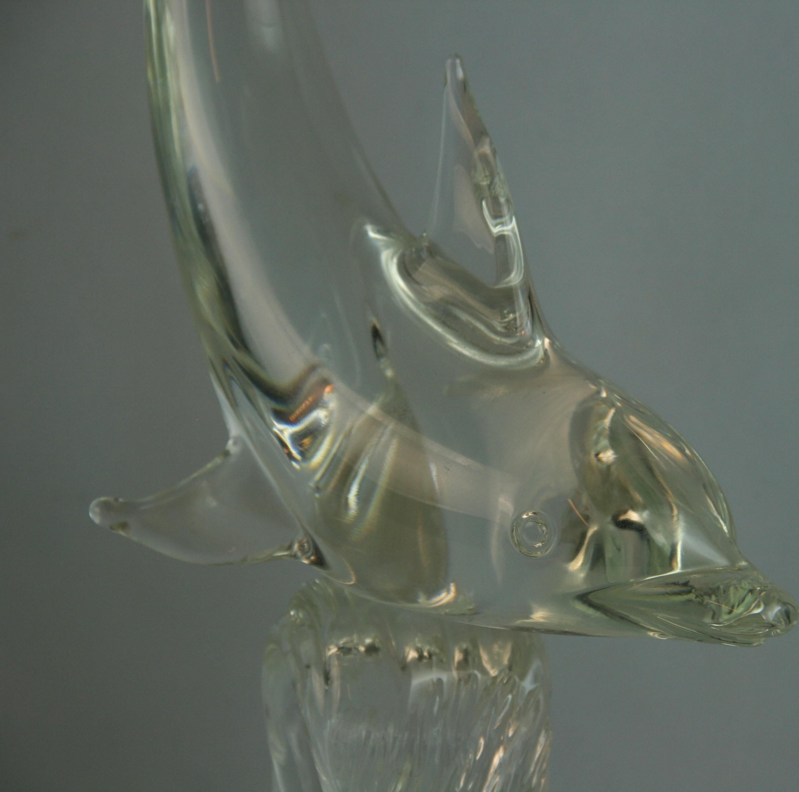 Italian Murano Glass Dolphin For Sale 2