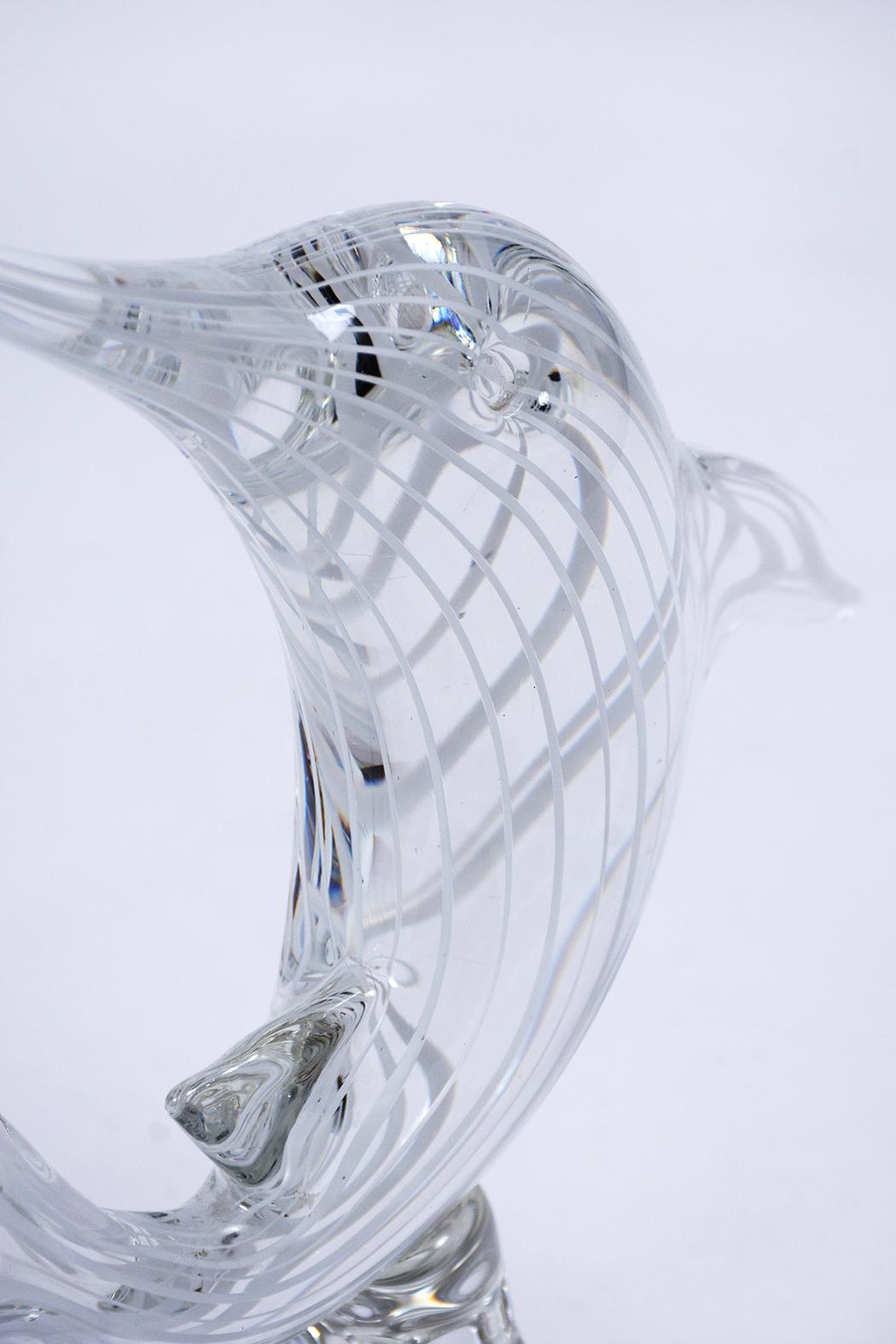 Italian Murano Glass Dolphin 3