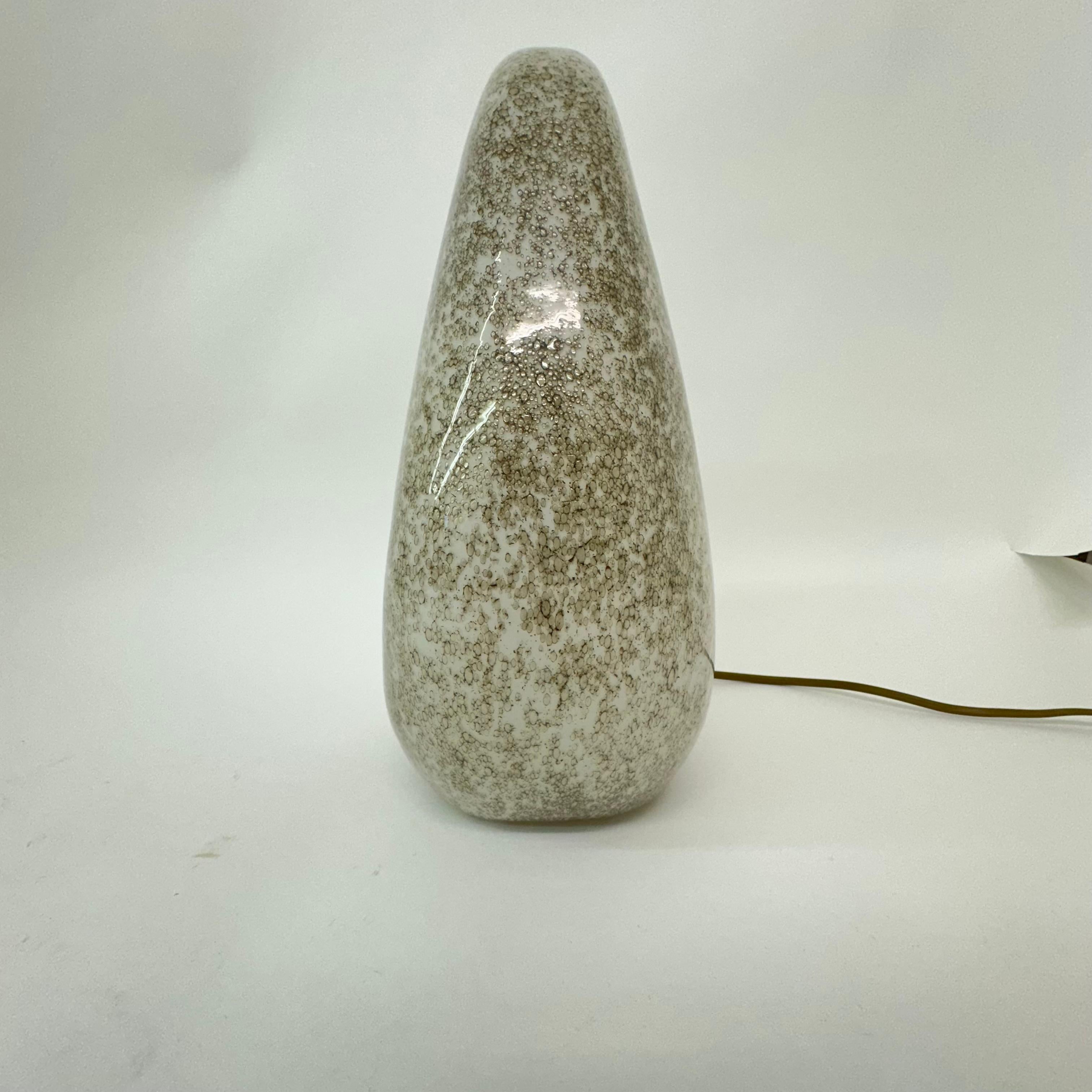Mid-Century Modern Italian Murano Glass Efeso table lamp by barovier & Toso , 1970s For Sale