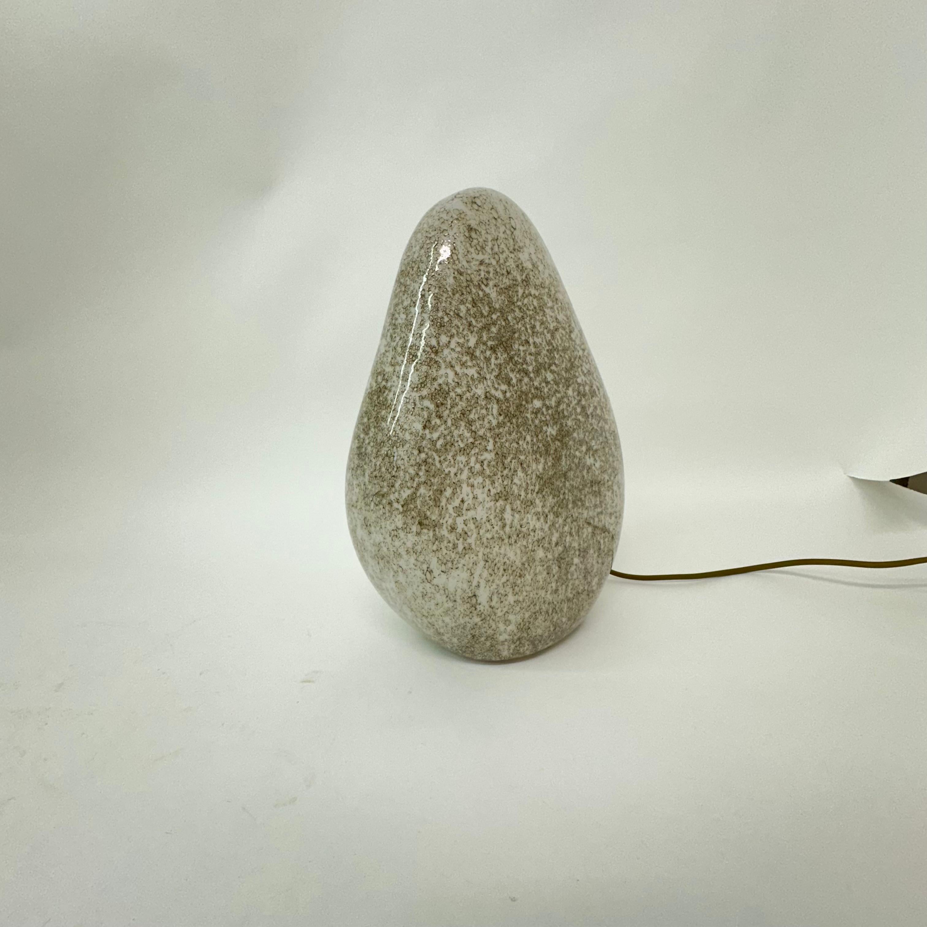 Italian Murano Glass Efeso table lamp by barovier & Toso , 1970s In Good Condition For Sale In Delft, NL