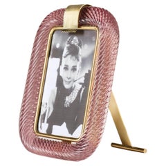 Italian Murano Glass Firenze picture frame, Barovier e Toso