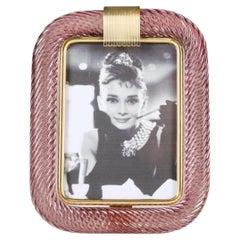 Italian Murano Glass Firenze picture frame, Barovier e Toso