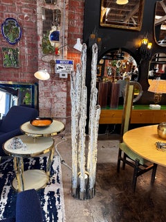 Italian Murano Glass Floor Lamp by Ettore Fantasia Gino Poli for Sothis 1960s