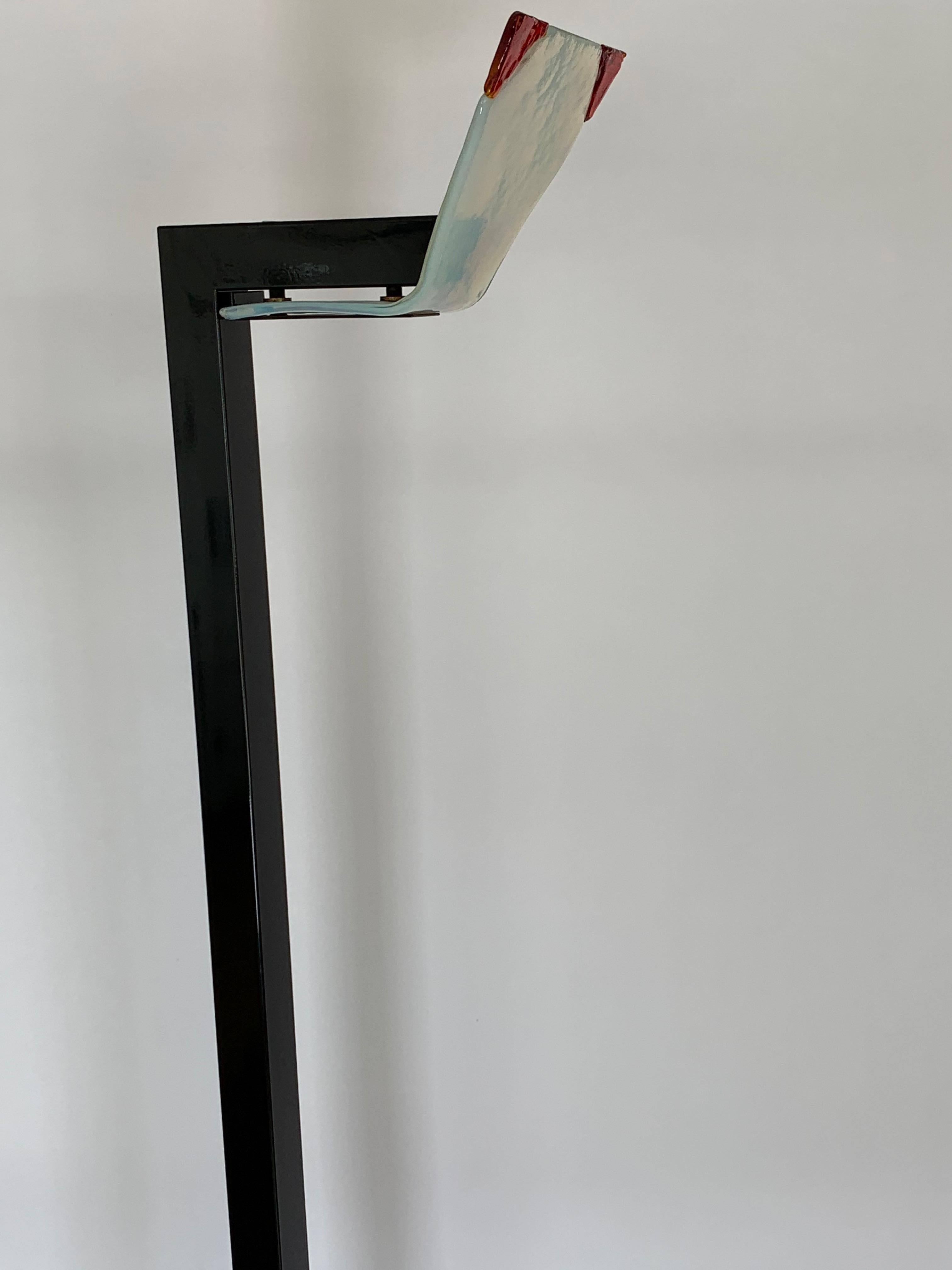 Italian Murano Glass Floor Lamp by Renato Toso for Leucos In Excellent Condition For Sale In Milan, Italy