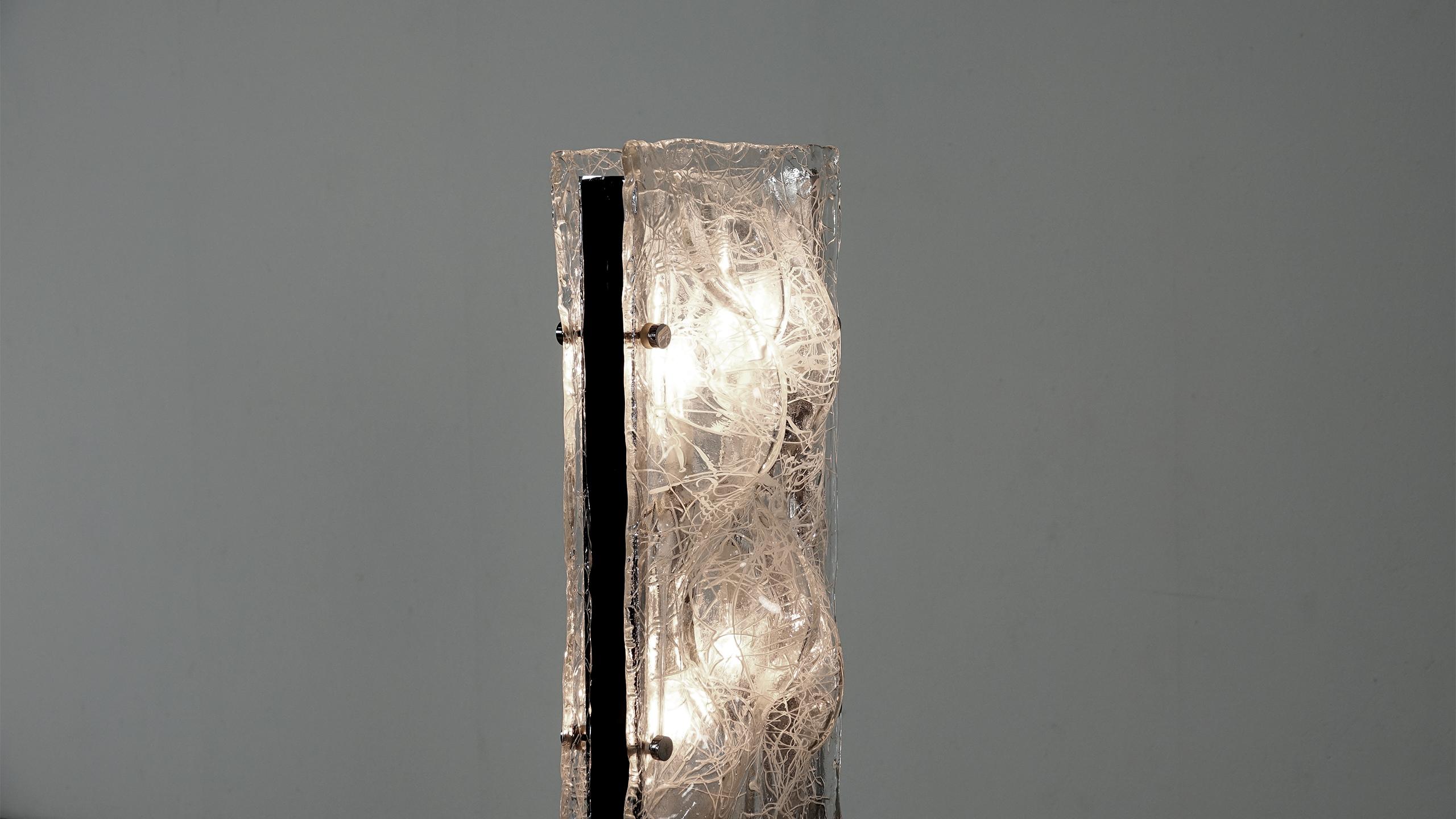 Italian Murano Glass Floor Lamp from Mazzega, 1968 6