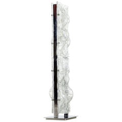 Italian Murano Glass Floor Lamp from Mazzega, 1968