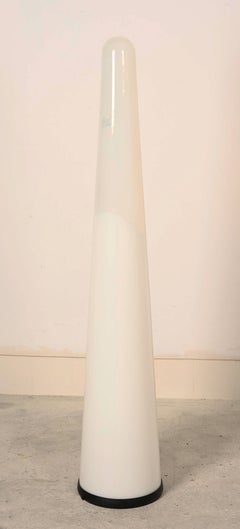 Italian Murano Glass Floor Lamp "Opo" By Giusto Toso