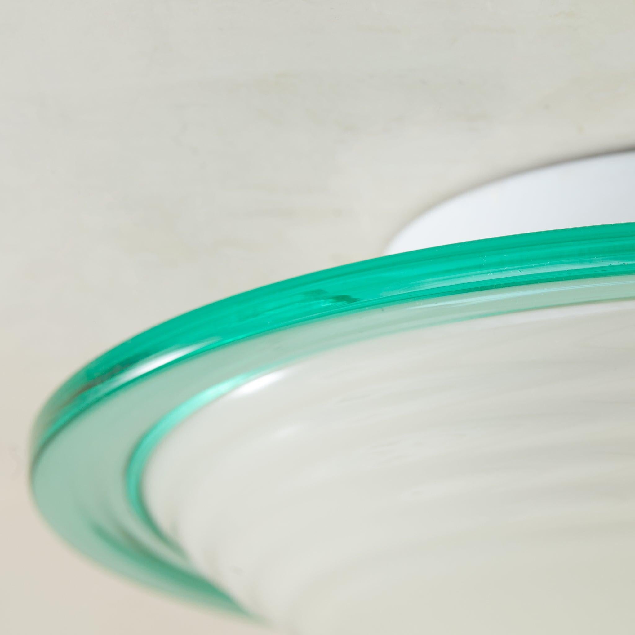 Italienischer Wandleuchter aus Murano-Glas in der Art von Venini, 1960er Jahre (Moderne) im Angebot