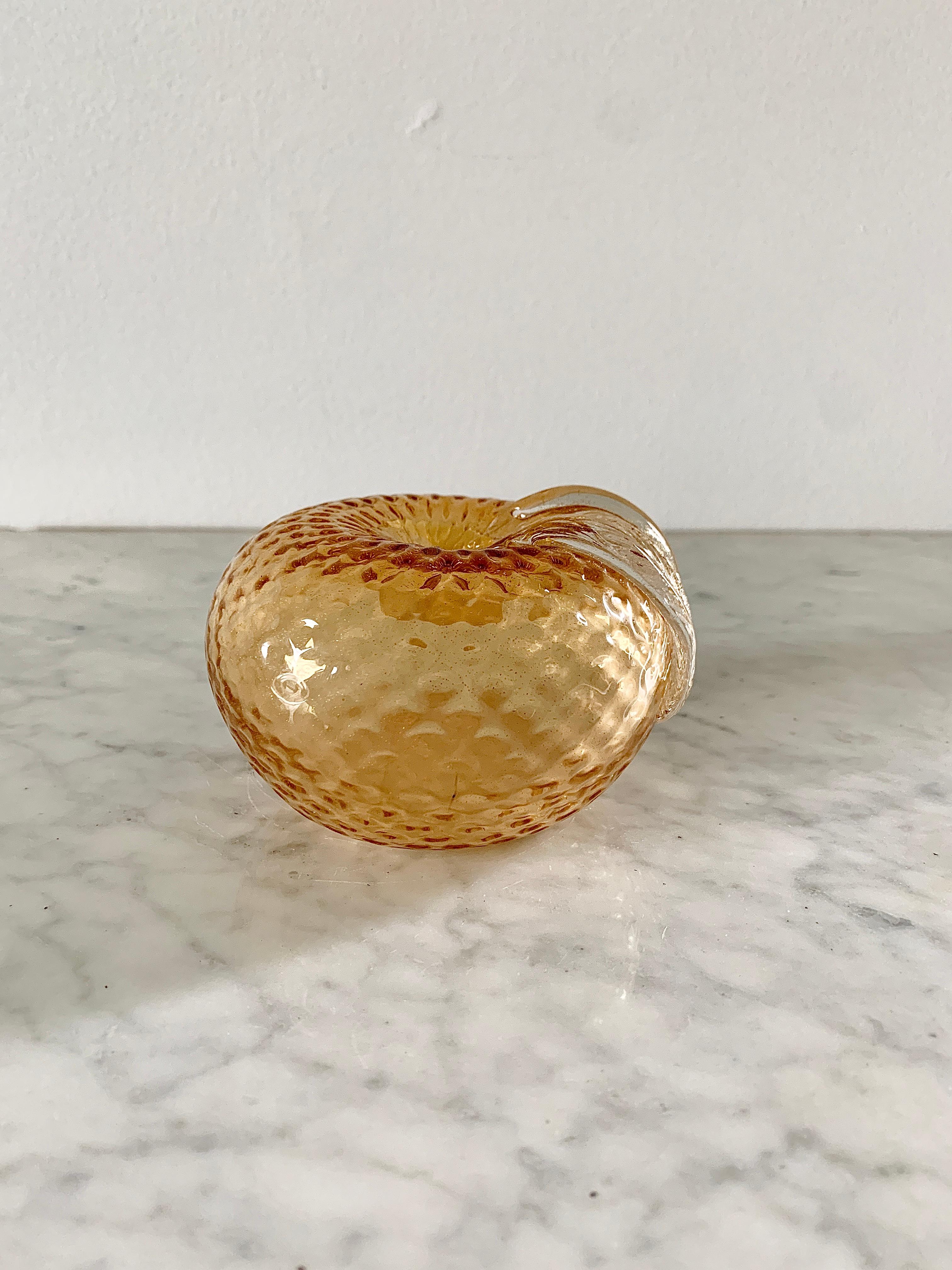 Mid-Century Modern Italian Murano Glass Fruit, Pair For Sale