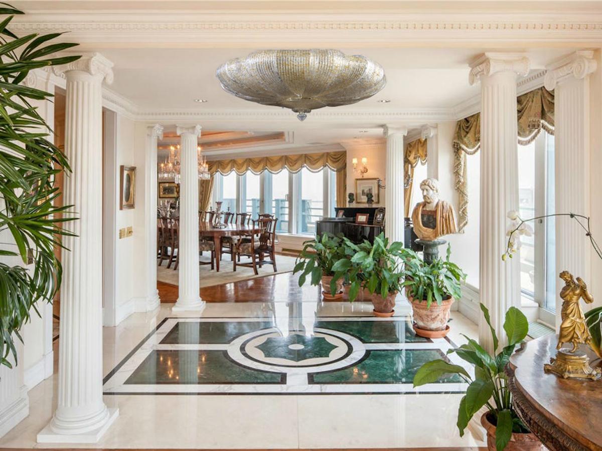 Lámpara de techo o empotrable moderno italiano de cristal de Murano con hojas doradas en venta 12