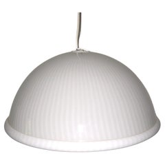  Lampe à suspension italienne en verre de Murano moderne mi-siècle