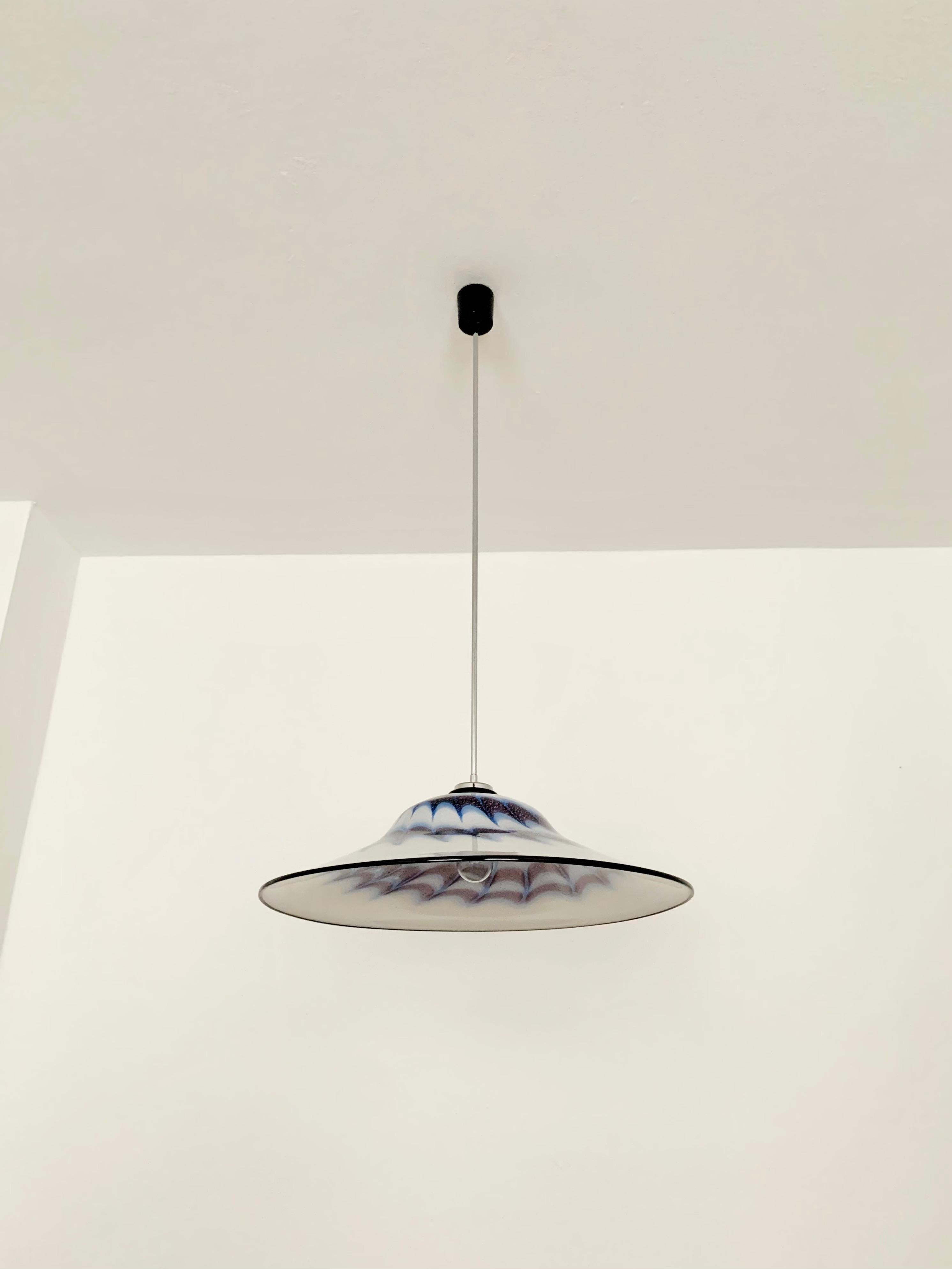 Metà XX secolo Lampada in vetro di Murano in vendita