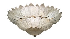 Lampadario a incasso in vetro di Murano italiano Leave