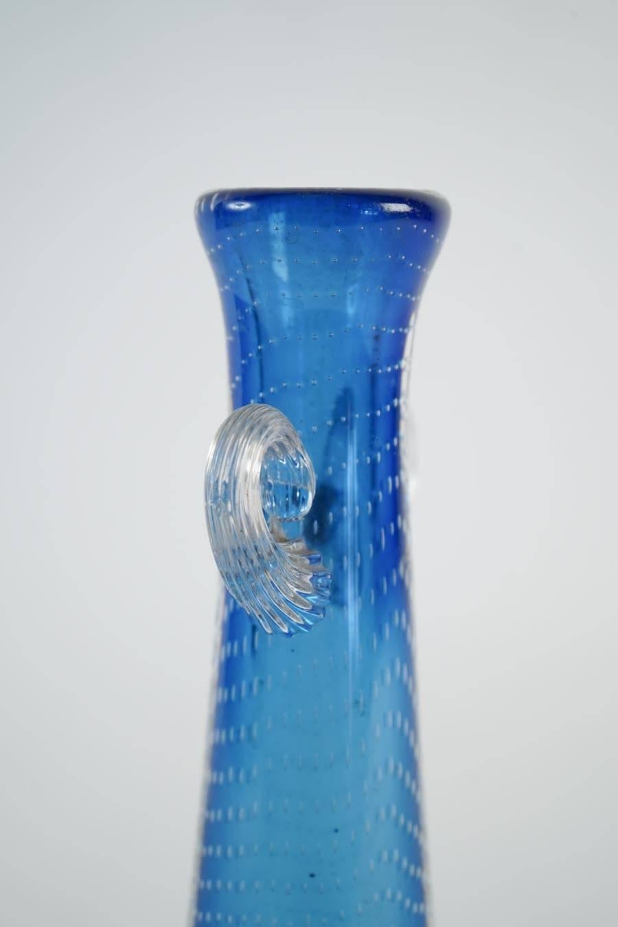 Italian Murano Glass Midcentury Vase, circa 1950 1