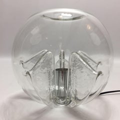Italienische Nuphar-Lampe aus Muranoglas von Toni Zuccheri für VeArt, 1970er Jahre