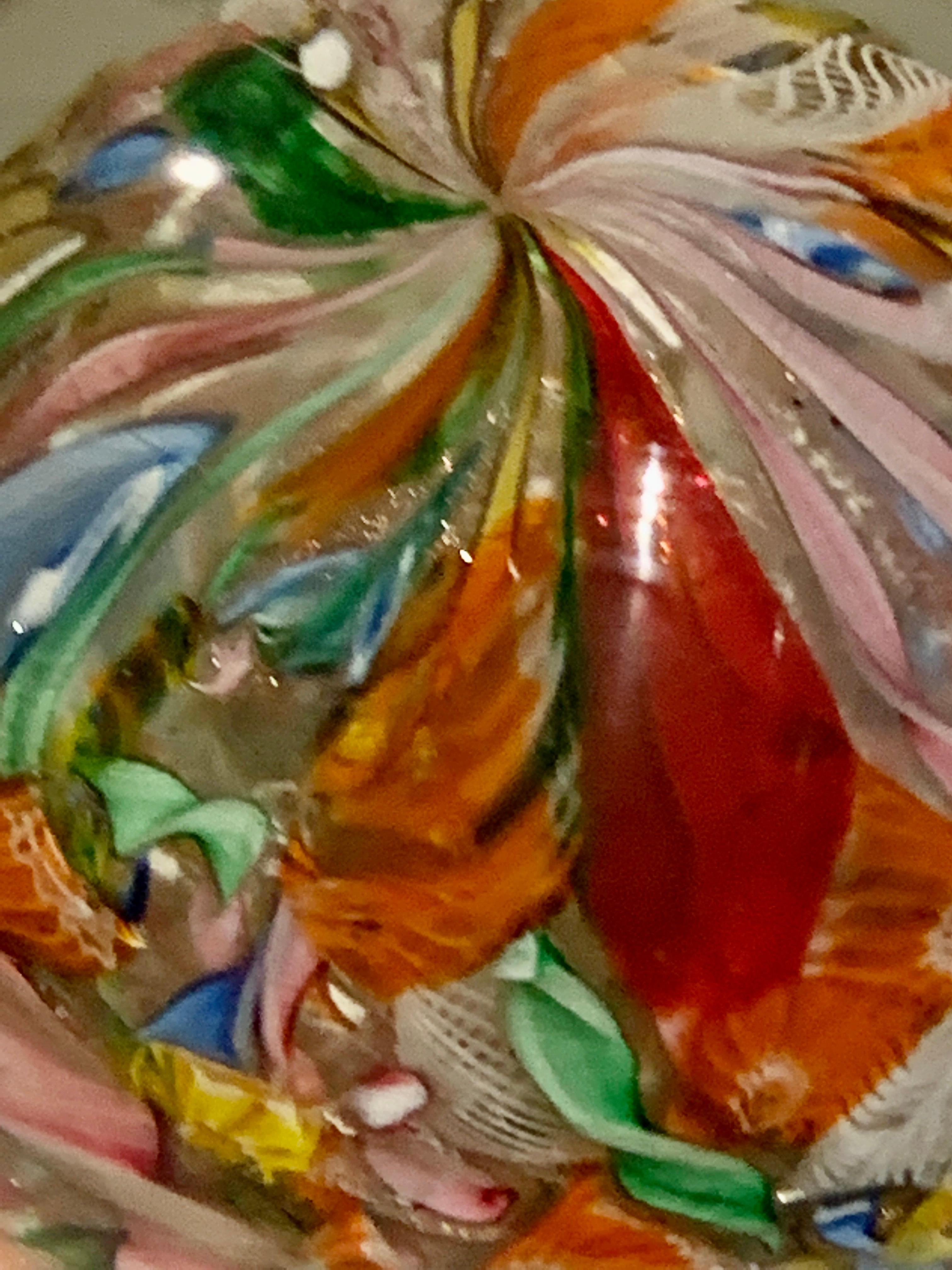Italian Murano Glass Paperweight For Sale 6