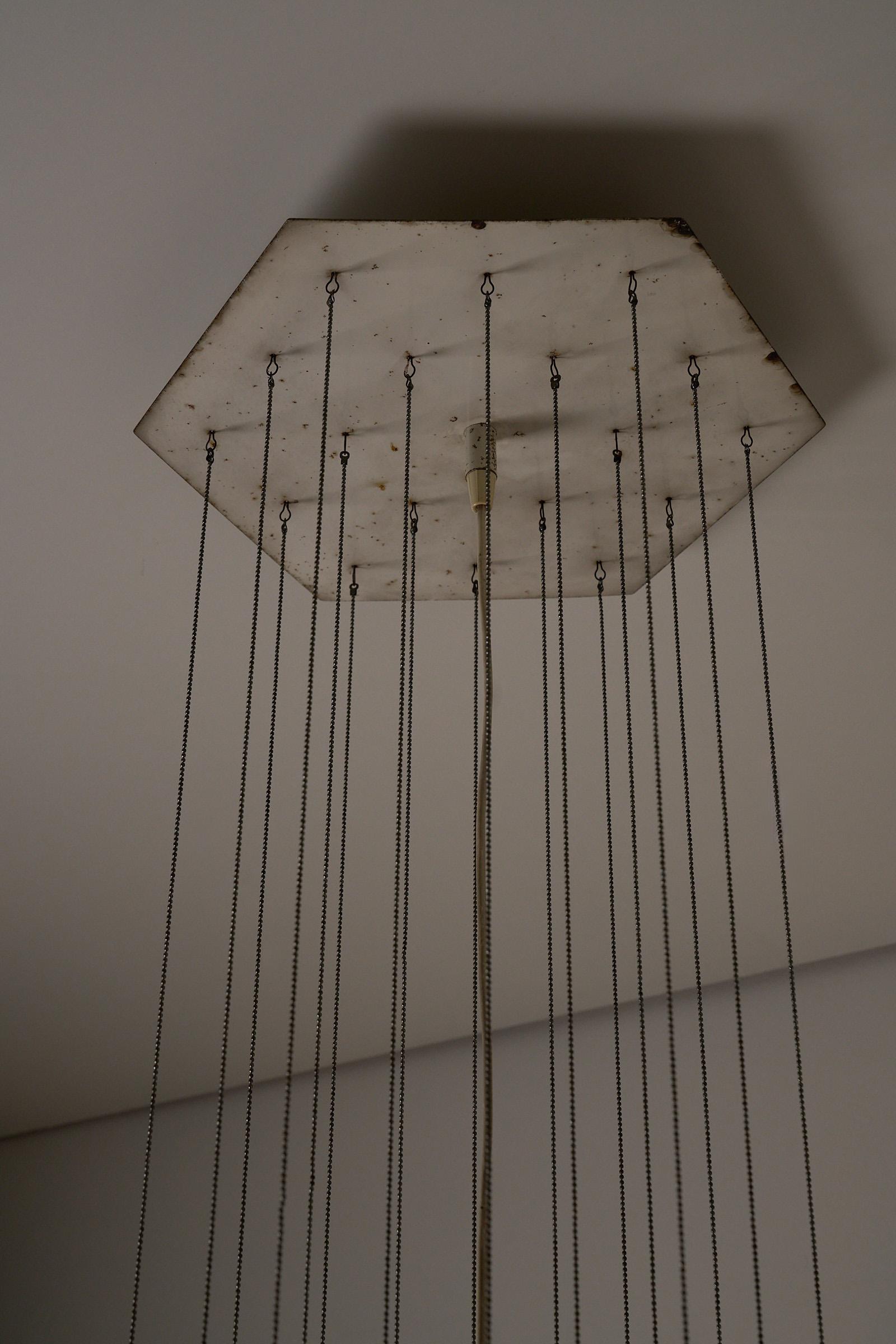 Pendentif italien en verre de Murano par VeArt, Prismes Quadrifoglio, 1970 en vente 3