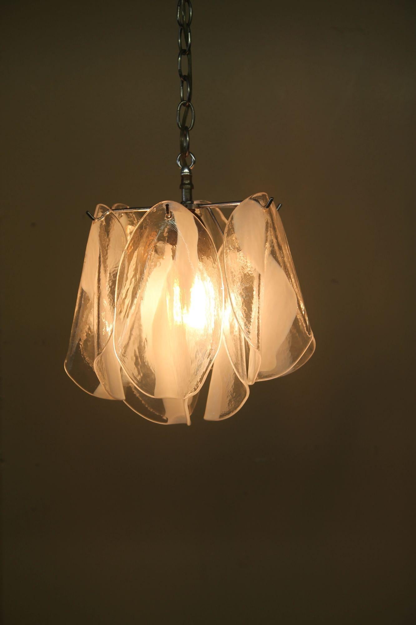 Modern Italian Murano Glass Pendant Lamp