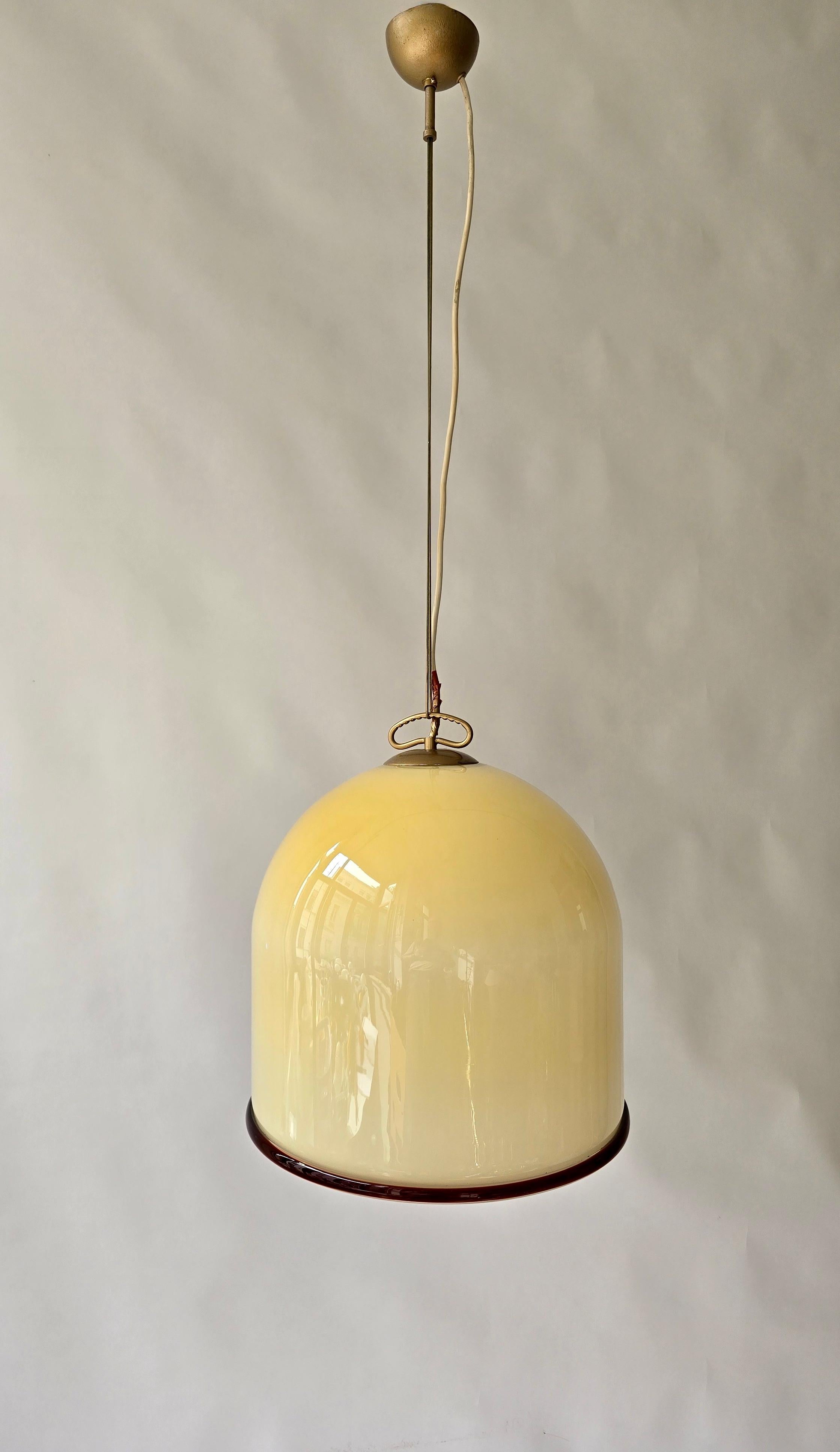 Lampada a sospensione in vetro di Murano in vendita 1