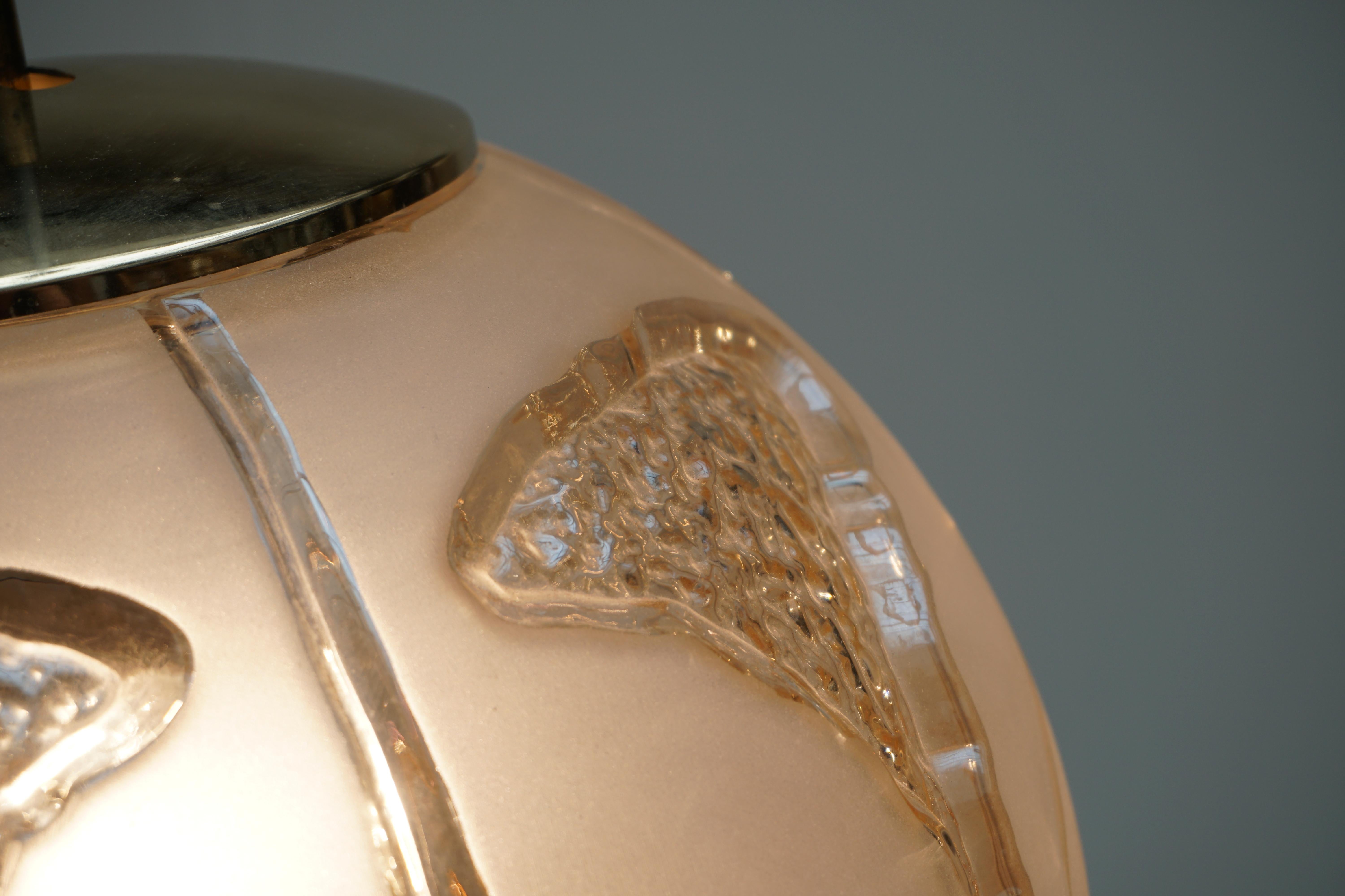 Italian Murano Glass Pendant Light For Sale 7
