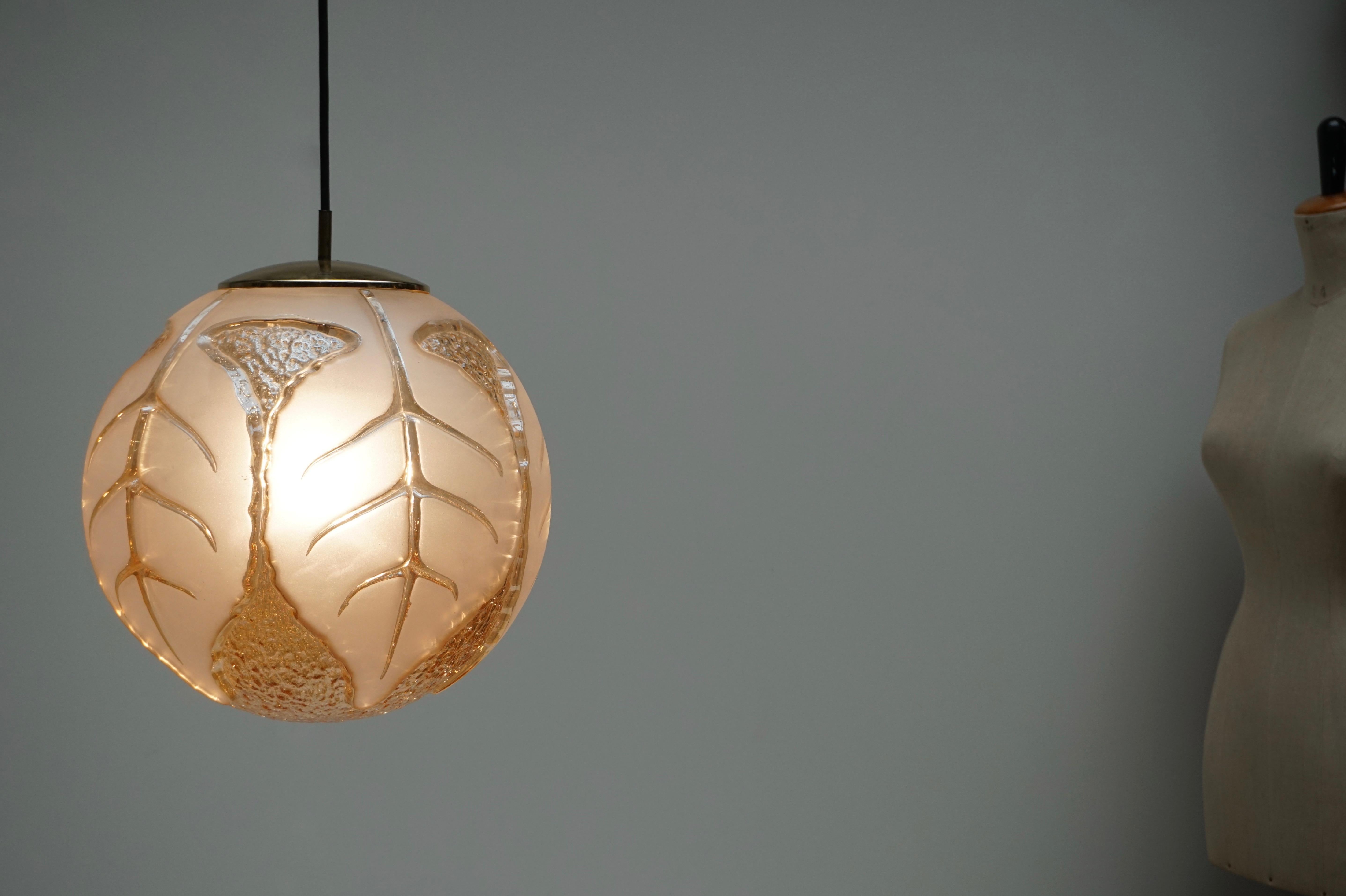 Italian Murano Glass Pendant Light In Good Condition For Sale In Antwerp, BE