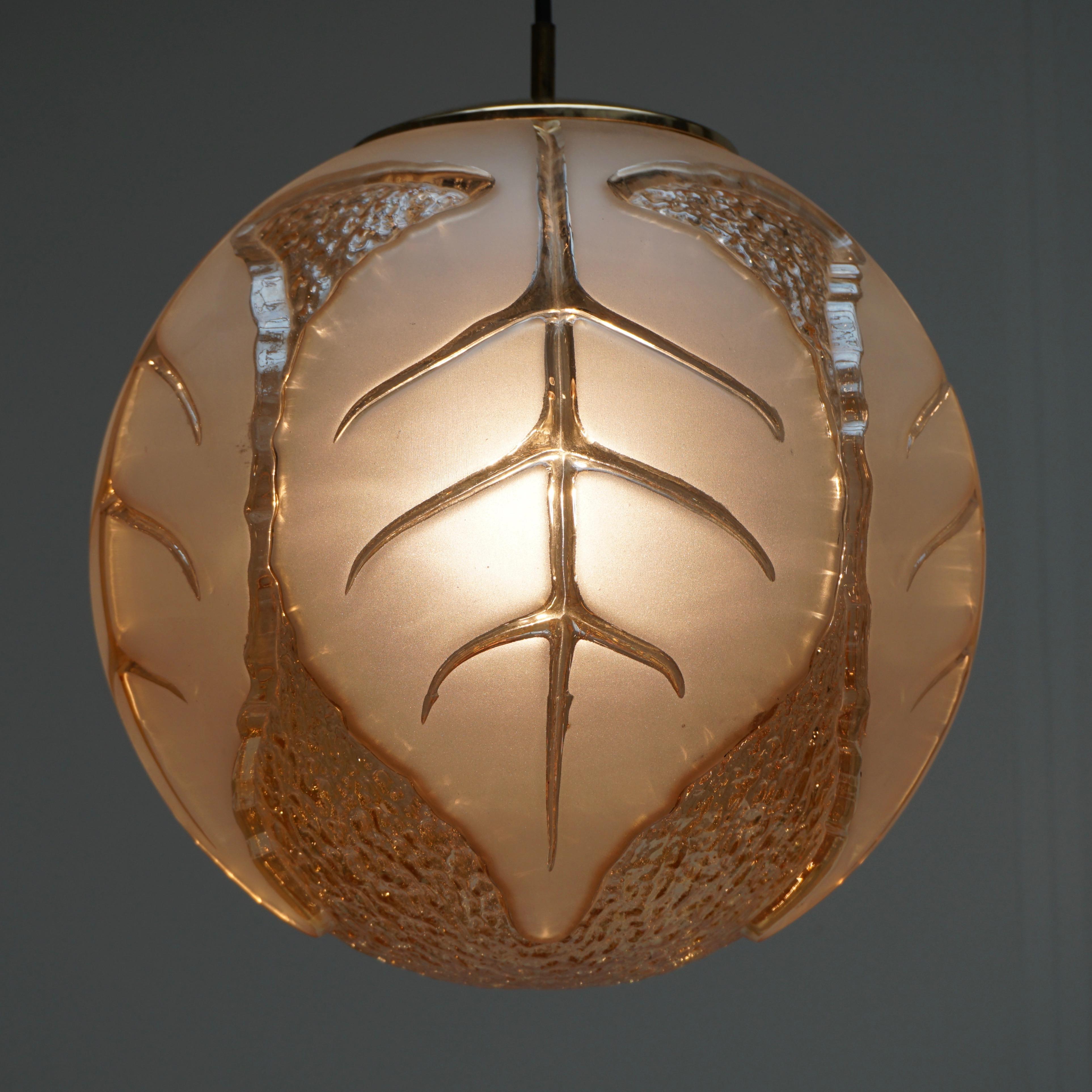 Italian Murano Glass Pendant Light For Sale 2