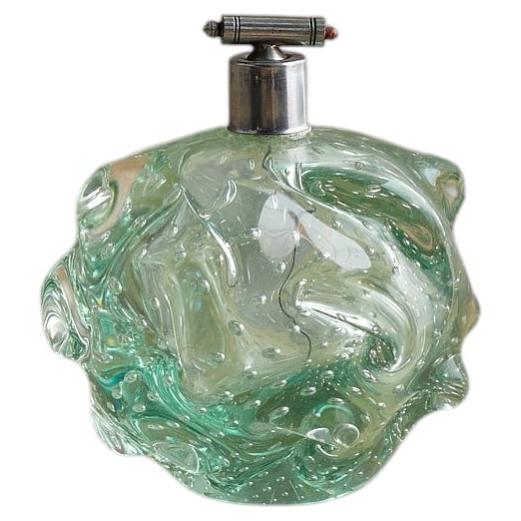Italian Murano Glass Perfume Atomizer Attributed to Barovier & Toso, 1960s