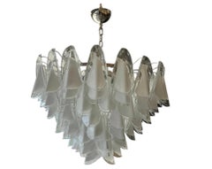 Italian Murano Glass Petal Chandelier