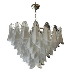Italian Murano Glass Petal Chandelier