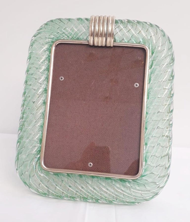 Italian Murano Glass Photo Frame