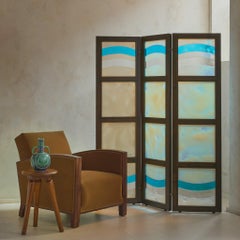 Italian Murano Glass Screen or Room Divider by Leucos, 1980s