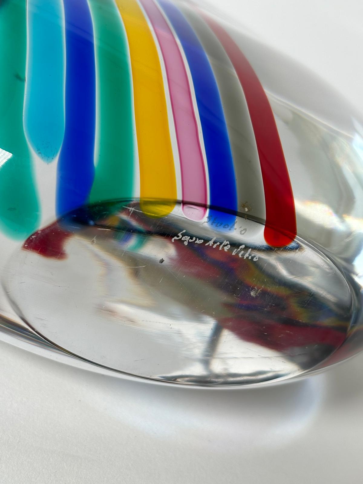 Sculpture italienne en verre de Murano de Seguso Vetri d' Arte en vente 4