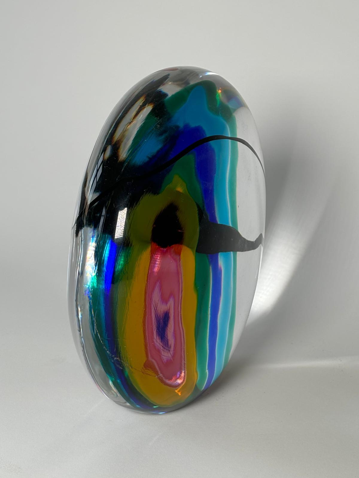 Sculpture italienne en verre de Murano de Seguso Vetri d' Arte Excellent état - En vente à Milan, Italy