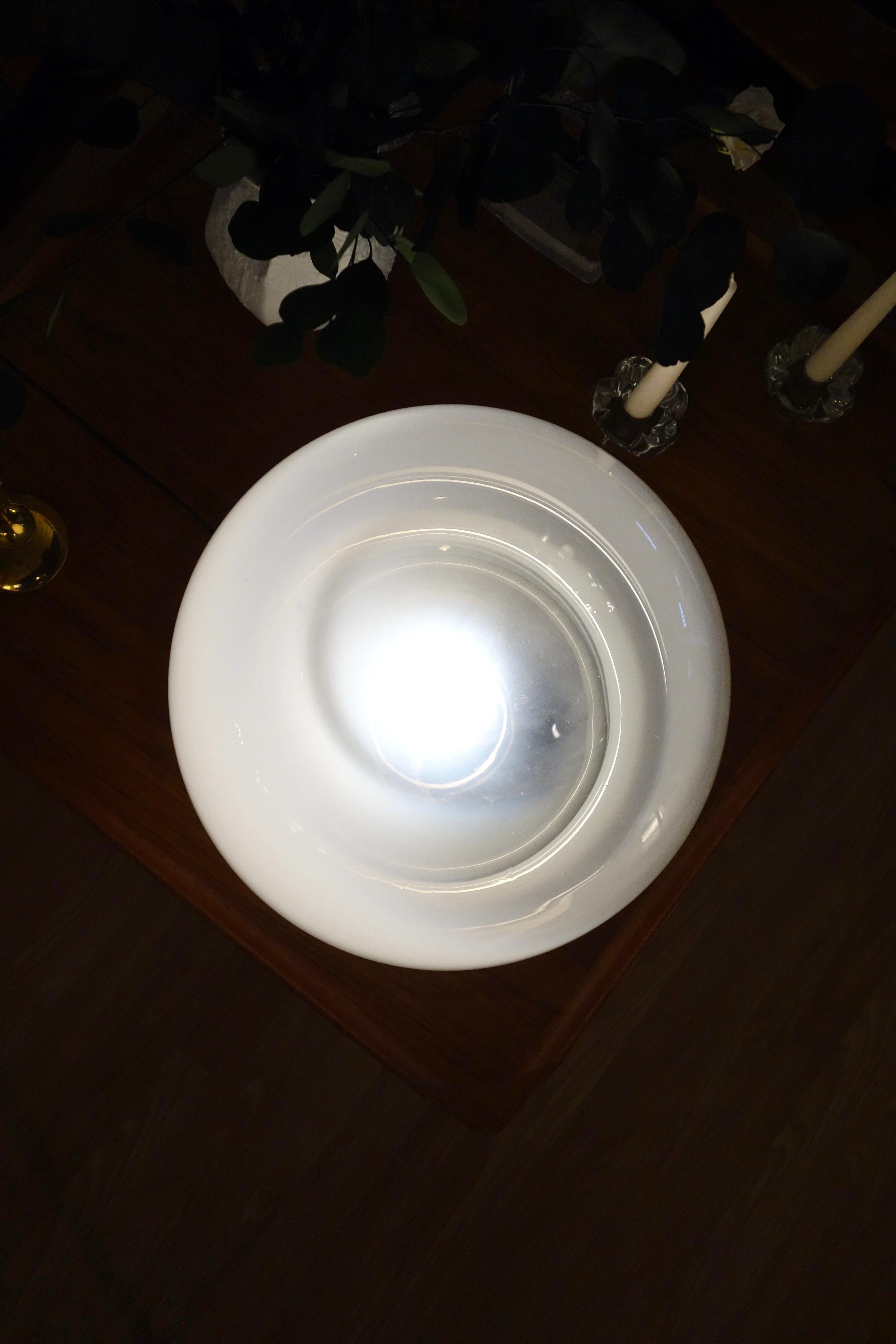 Lámpara italiana Sfumato de cristal de Murano Años 60 Hecho a mano en venta