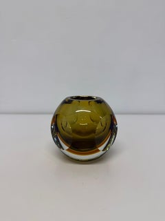 Italian Murano Glass Studio Art Vase, 1960s