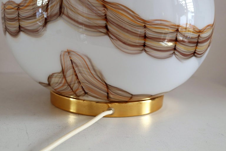 Italian Murano Glass Table Lamp, 1970s For Sale at 1stDibs