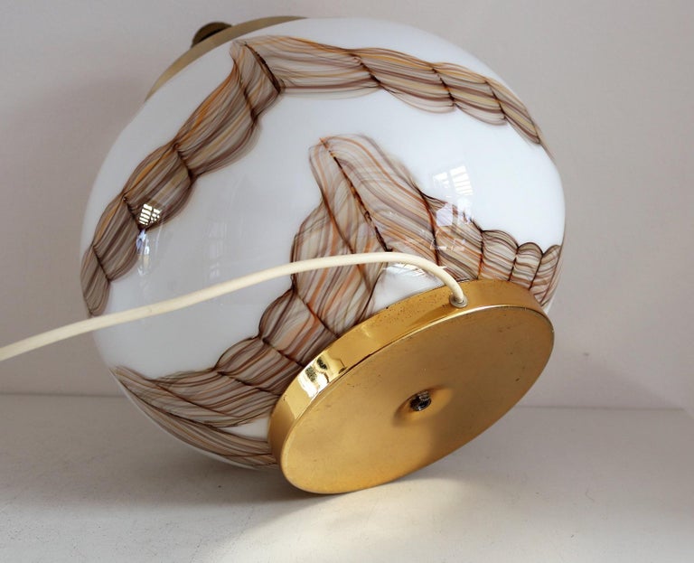 Italian Murano Glass Table Lamp, 1970s For Sale at 1stDibs