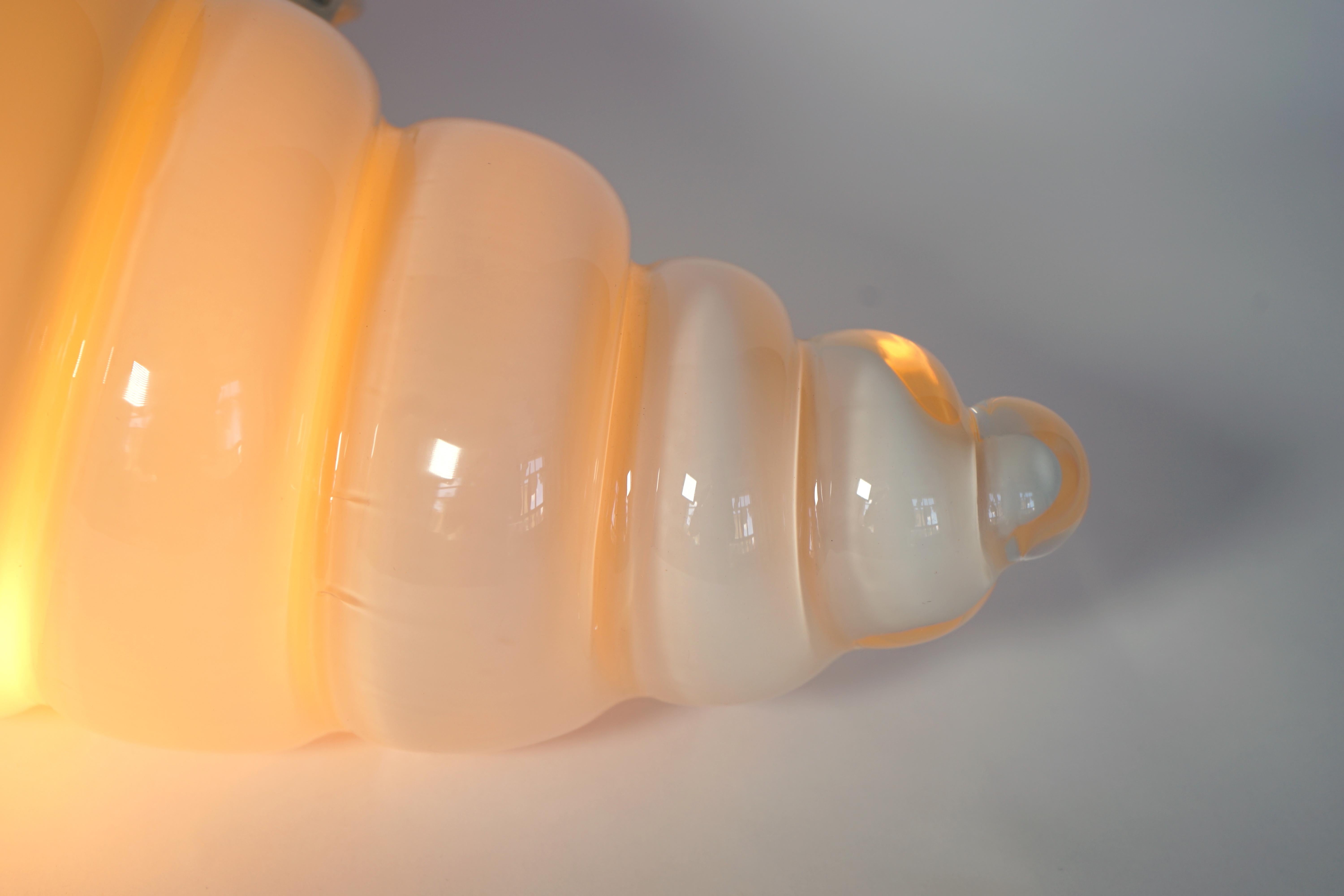 Lampe de bureau italienne en verre de Murano par Lino Tagliapietra pour F3 International, Italie en vente 1