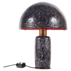 Lampe de table italienne en verre de Murano par Vistosi C 1985.