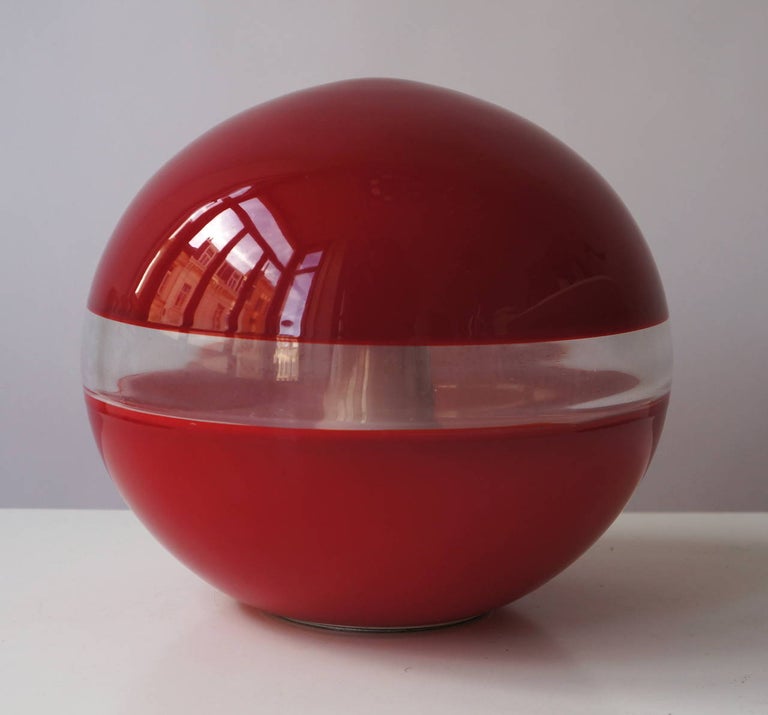 Mid-Century Modern Italian Murano Glass Table Lamp Designed by Carlo Nason for Mazzega For Sale