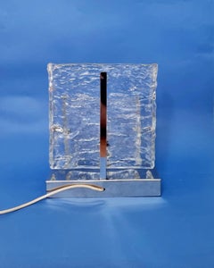 Italian Murano Glass Table Lamp Designed by Carlo Nason for Mazzega, Italy, 70s