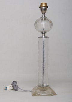 Italian Murano Glass Vintage Table Lamp