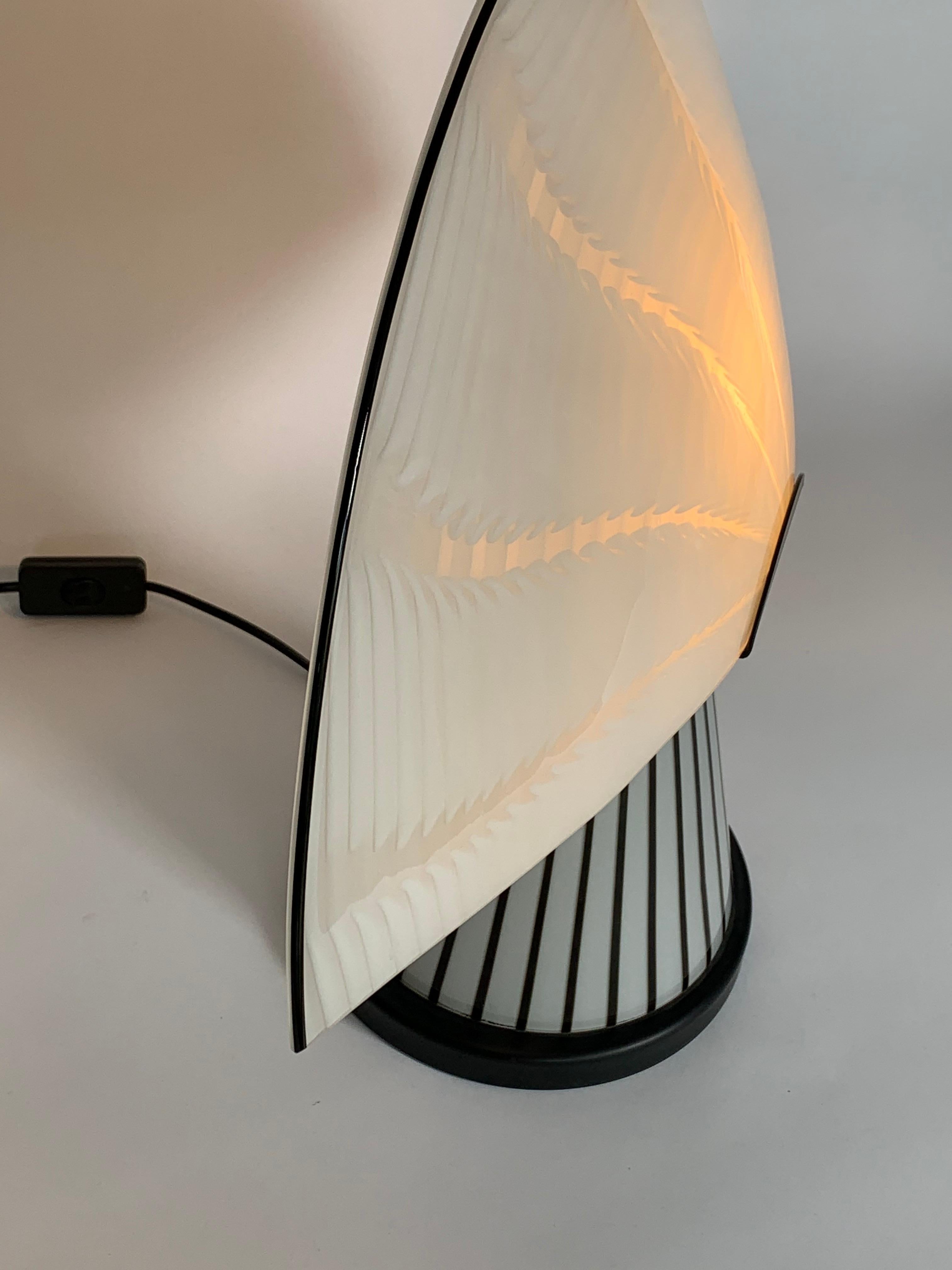 Lampe de bureau italienne en verre de Murano modèle Venusia de Renato Toso pour Leucos en vente 1