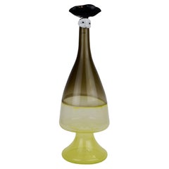 Italienische Vase aus Muranoglas, 1960er Jahre.